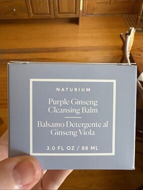 Naturium Purple Ginseng Cleansing Balm - Soothing Purple Cleanser